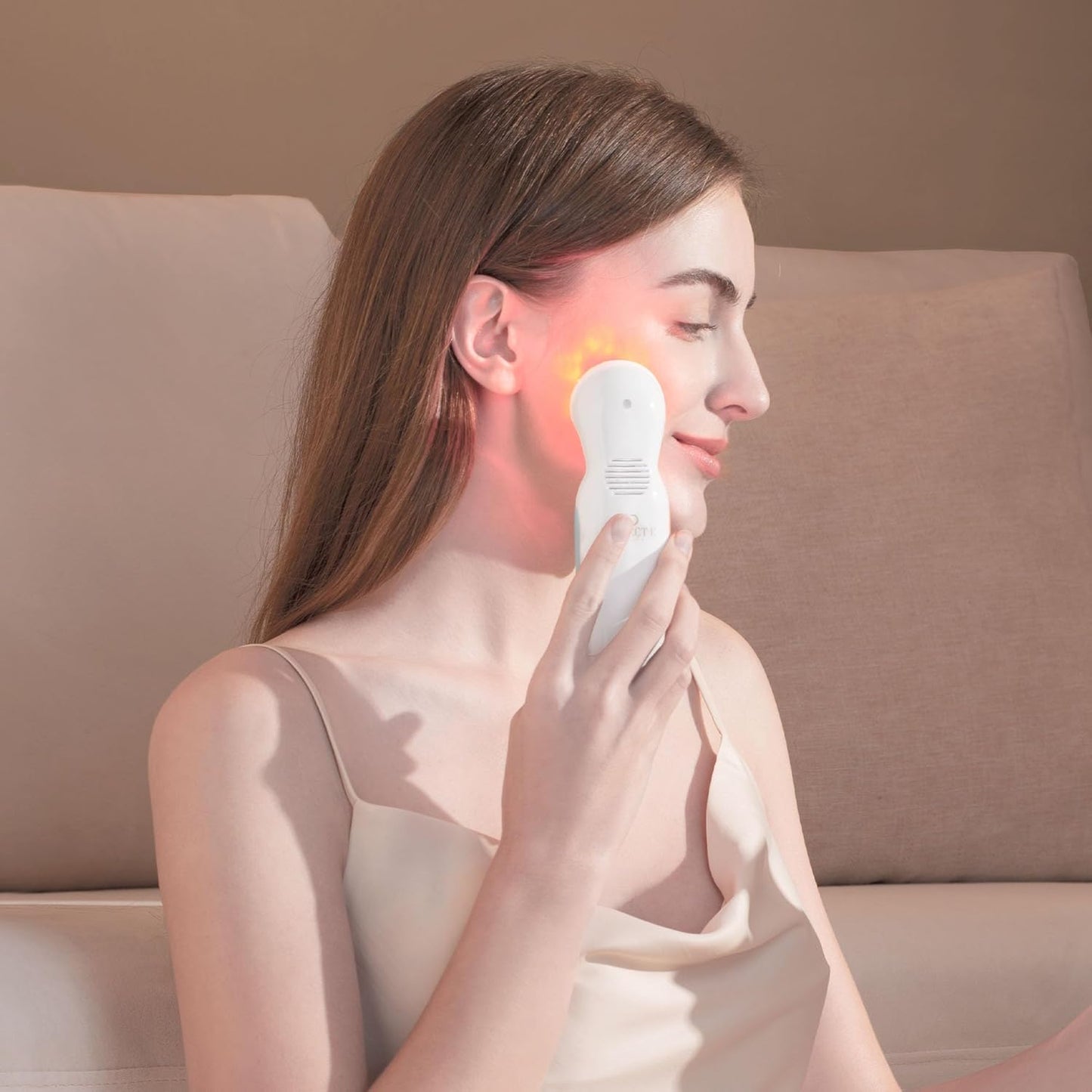 Project E Beauty Photon Wrinkle & Anti-Aging LED Light Therapy Device White NEW