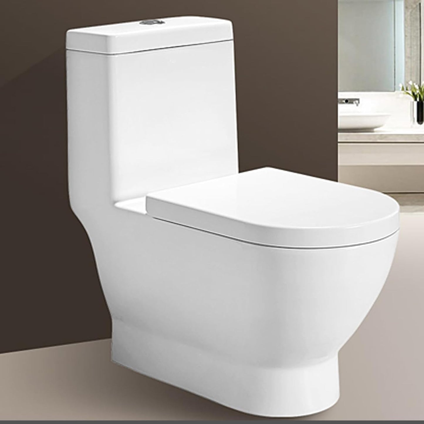 Fanmitrk Elongated Soft Close Toilet Seat Heavy Duty Adjustable White NEW