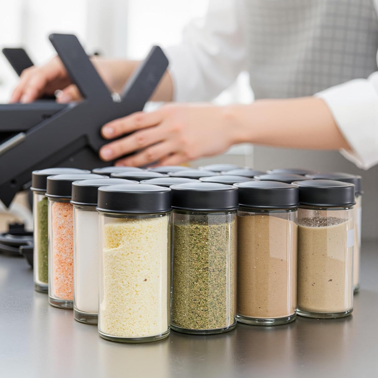 Aijohnny Rotating Spice Rack Organizer Revolving Carousel Seasoning Storage NEW