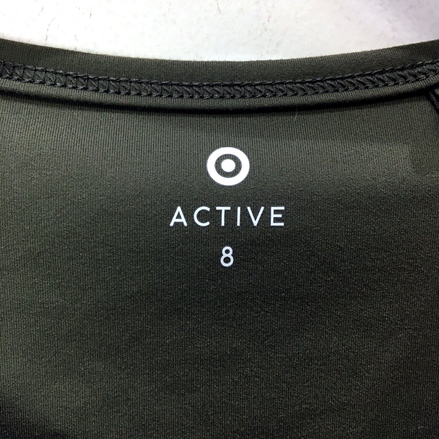 Active Target Womens Olive Green Pullover Sweatshirt Comfortable Activewear Sz 8
