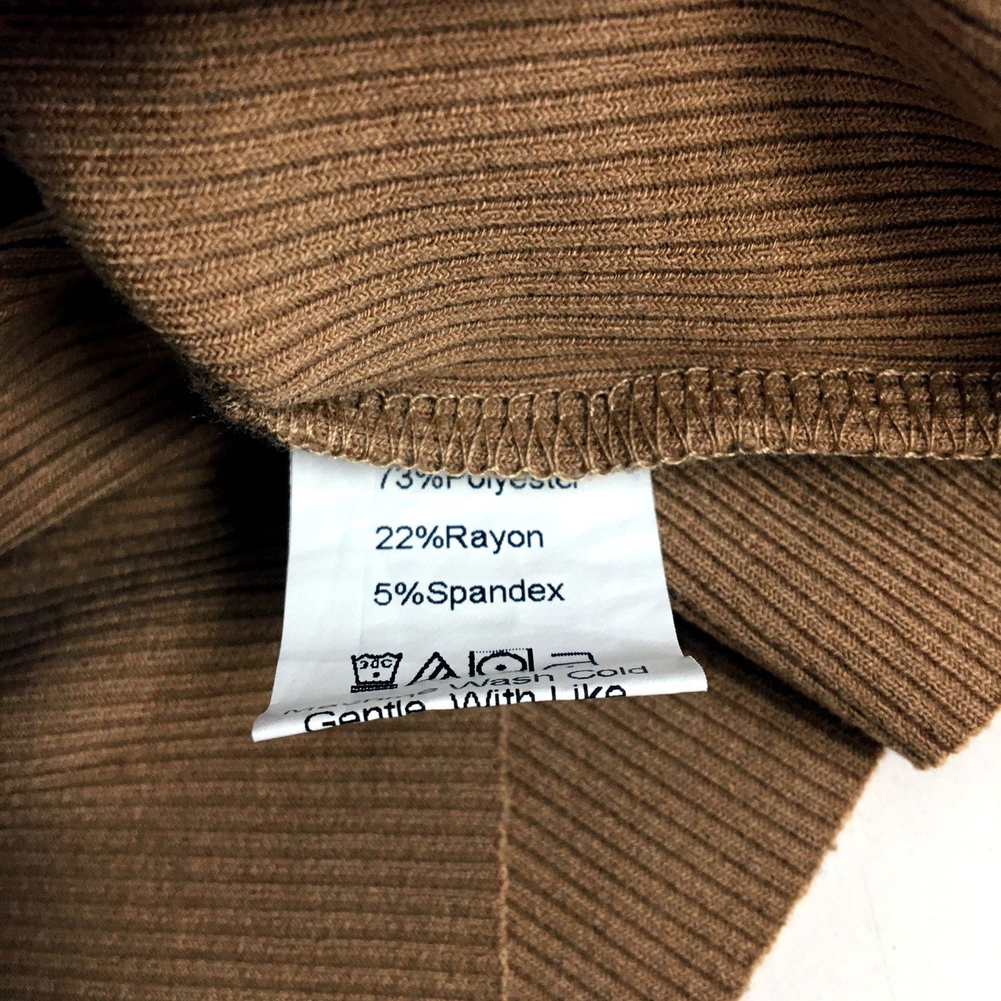 Princess Polly Ribbed Crop Top in Brown, Womens Size 16 NEW