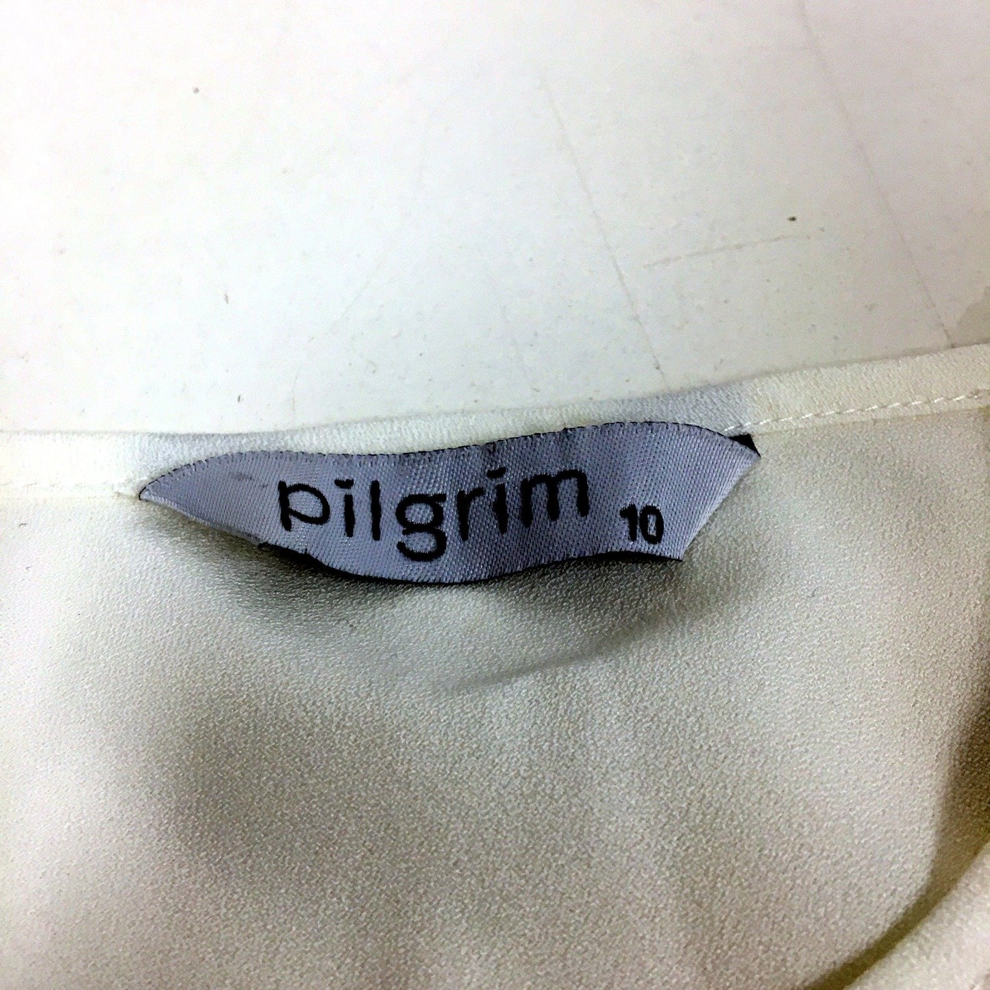 Pilgrim Womens Flow Sleeve Tank Top in White, Size 10