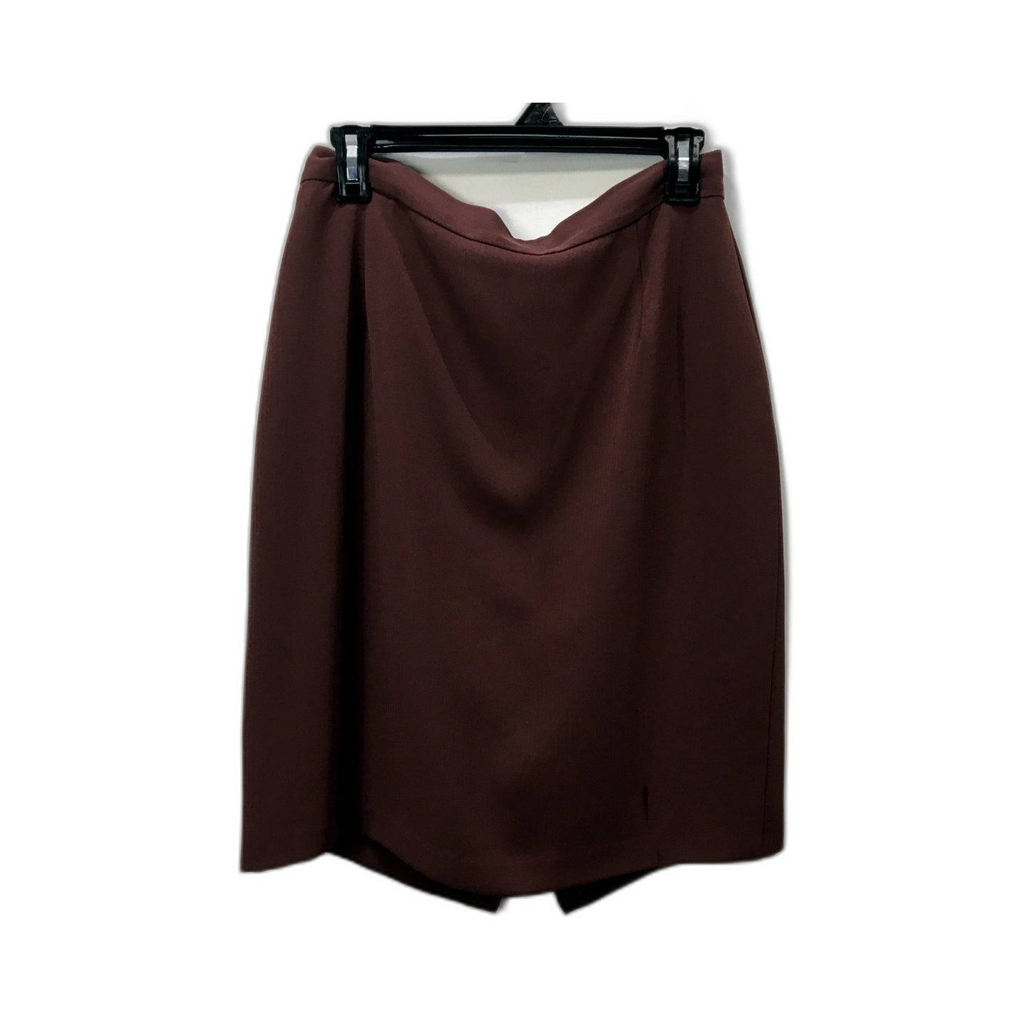 Womens Solo Designs Brown Polyester Pencil Skirt for Size 14
