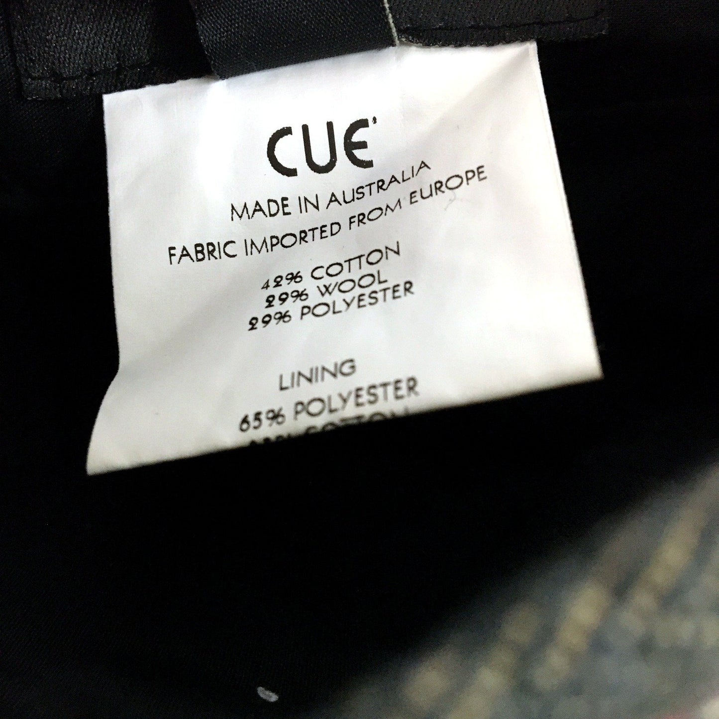 Womens Cue Pinstripe Skirt in Black and White, Size 10
