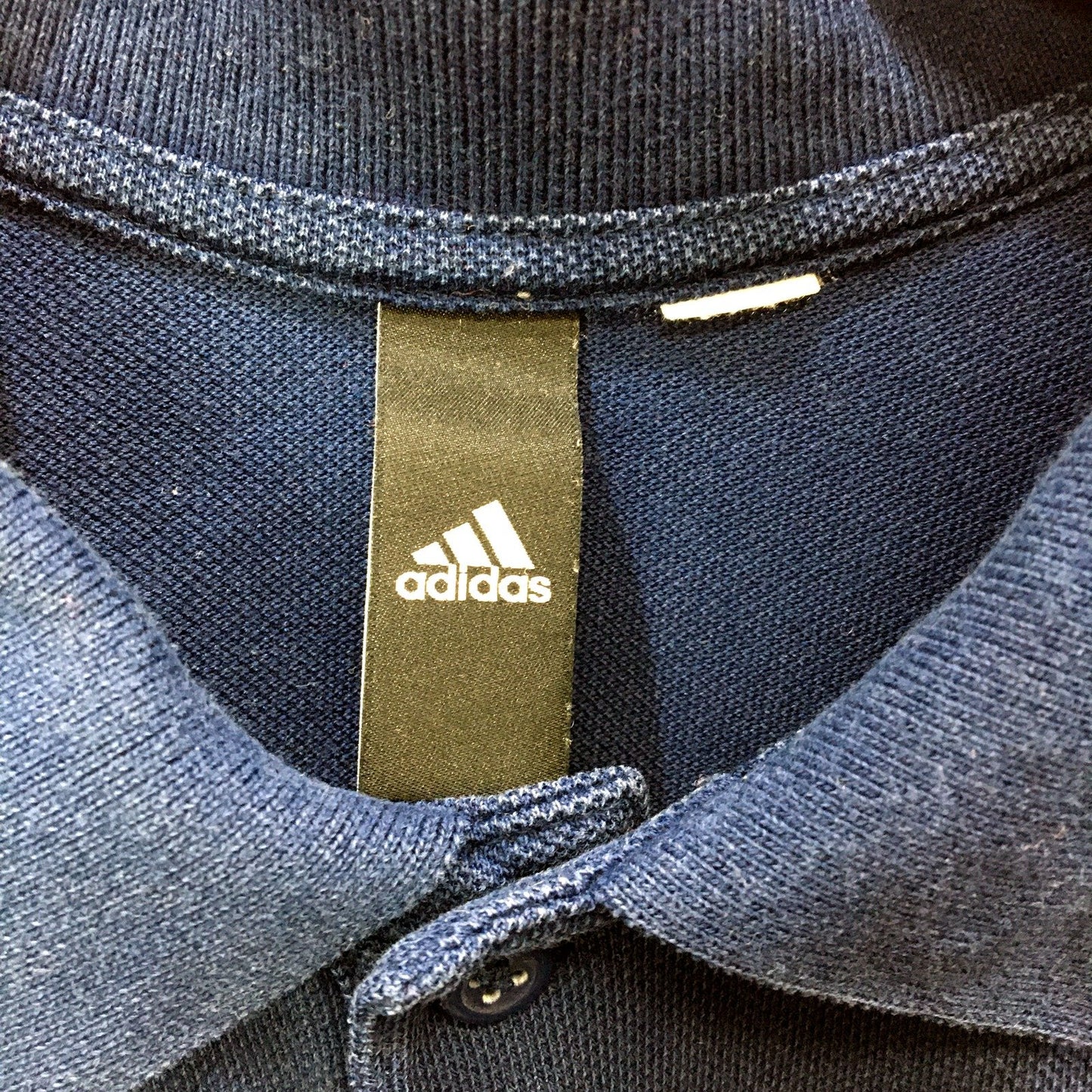 adidas Mens Navy Blue Striped Polo Shirt for 2XL Size