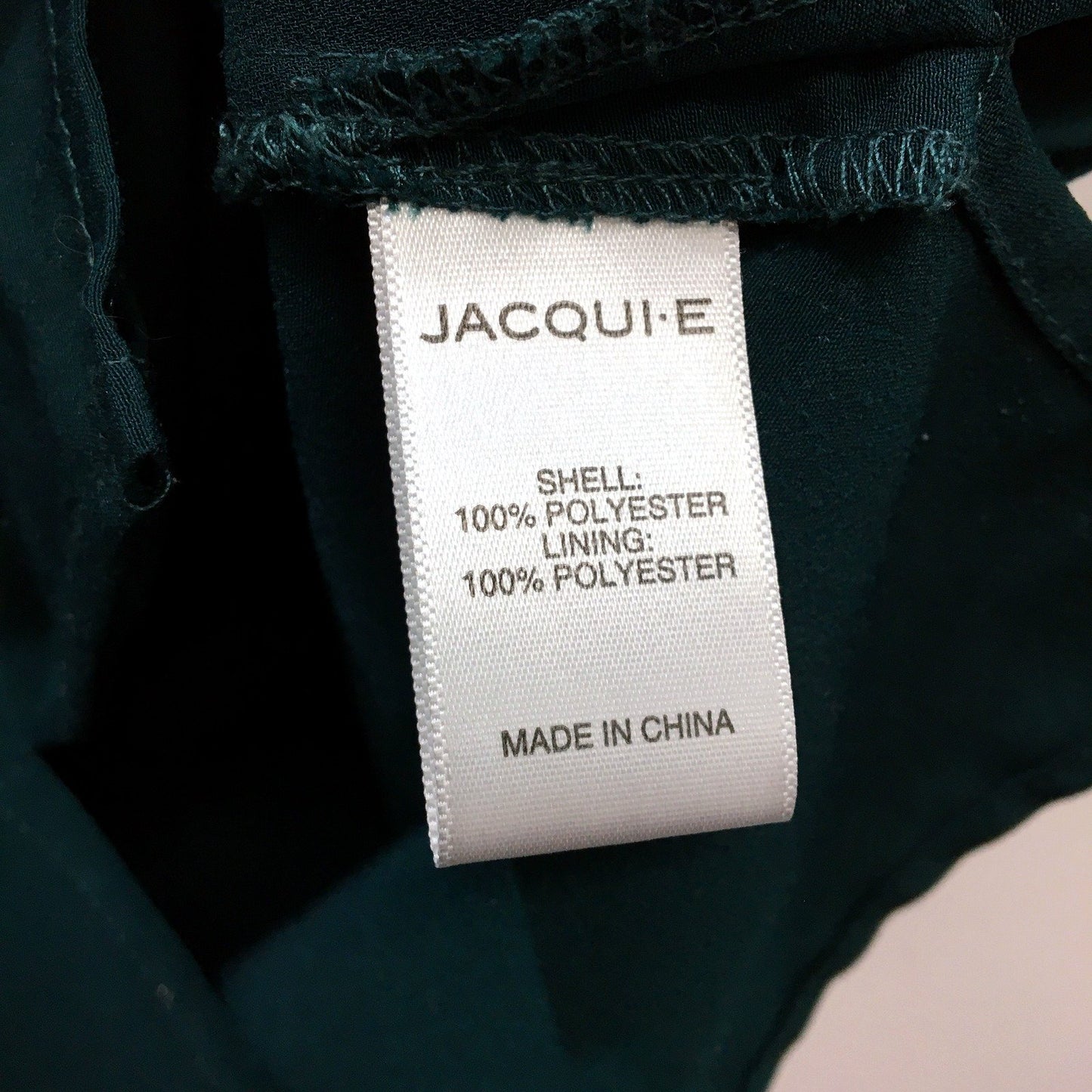 Womens Jacqui E Sleeveless Polyester Blouse Top in Dark Green, Size 6 NEW
