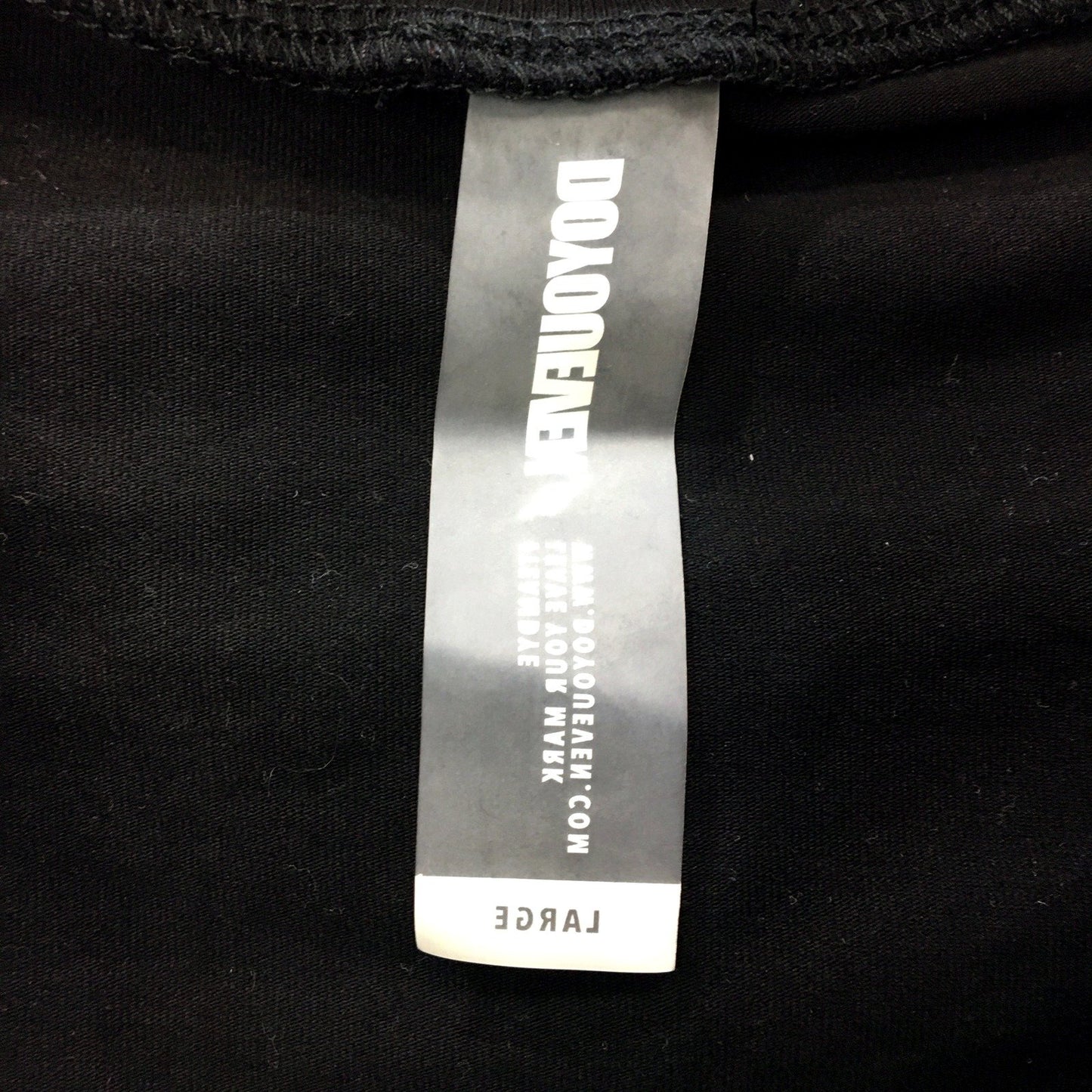 Doyoueven Womens Cotton Blend T-Shirt Comfortable Workout Gym Top Black NEW