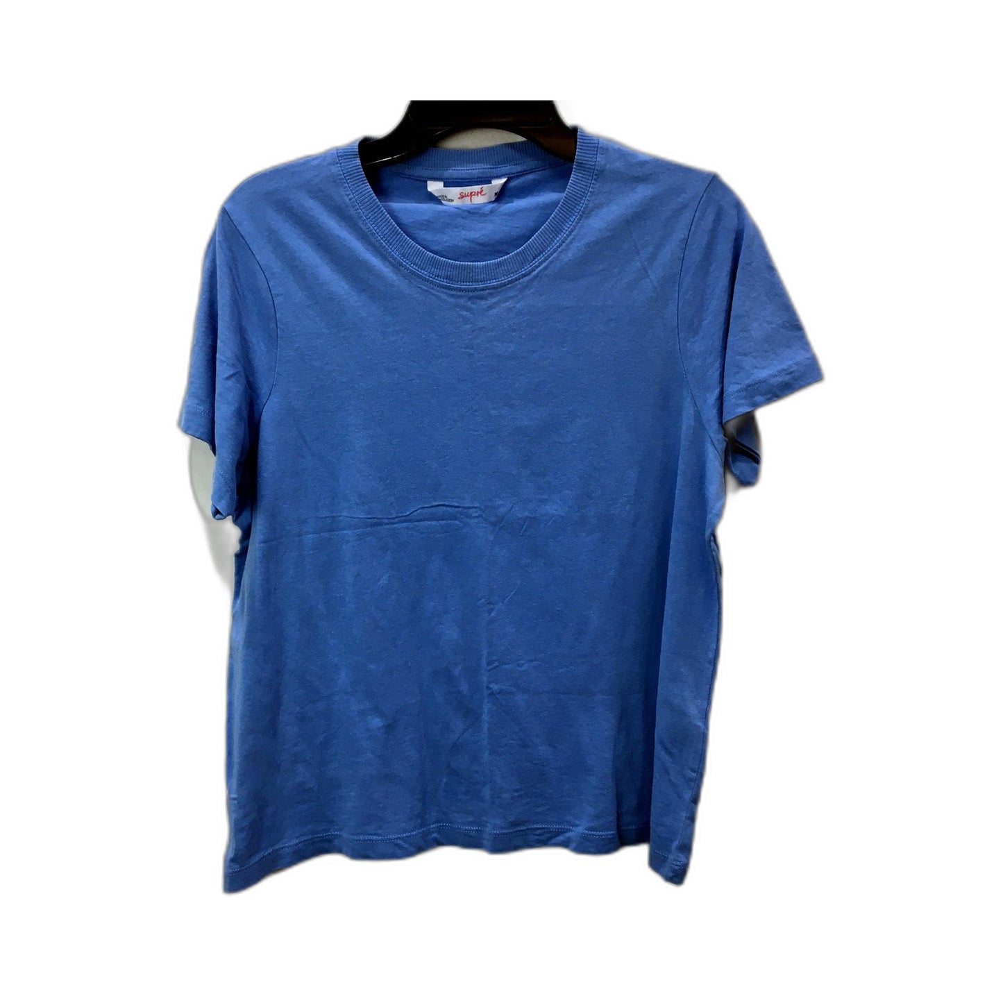 Supre Womens Cropped Sweatshirt Soft Comfortable Cotton Blend Blue Size Medium