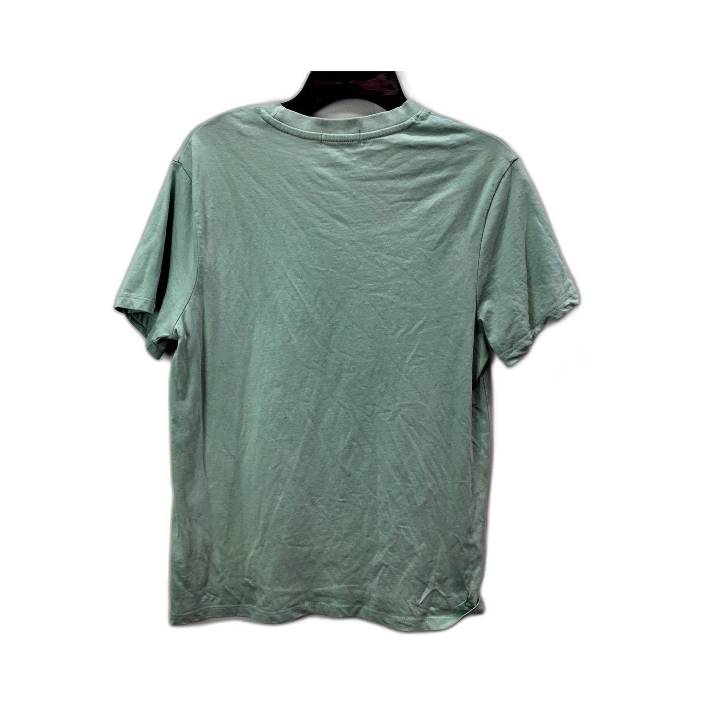 Sportsgirl Womens Casual Cotton Cropped T-Shirt in Green for Plus Size 3XS