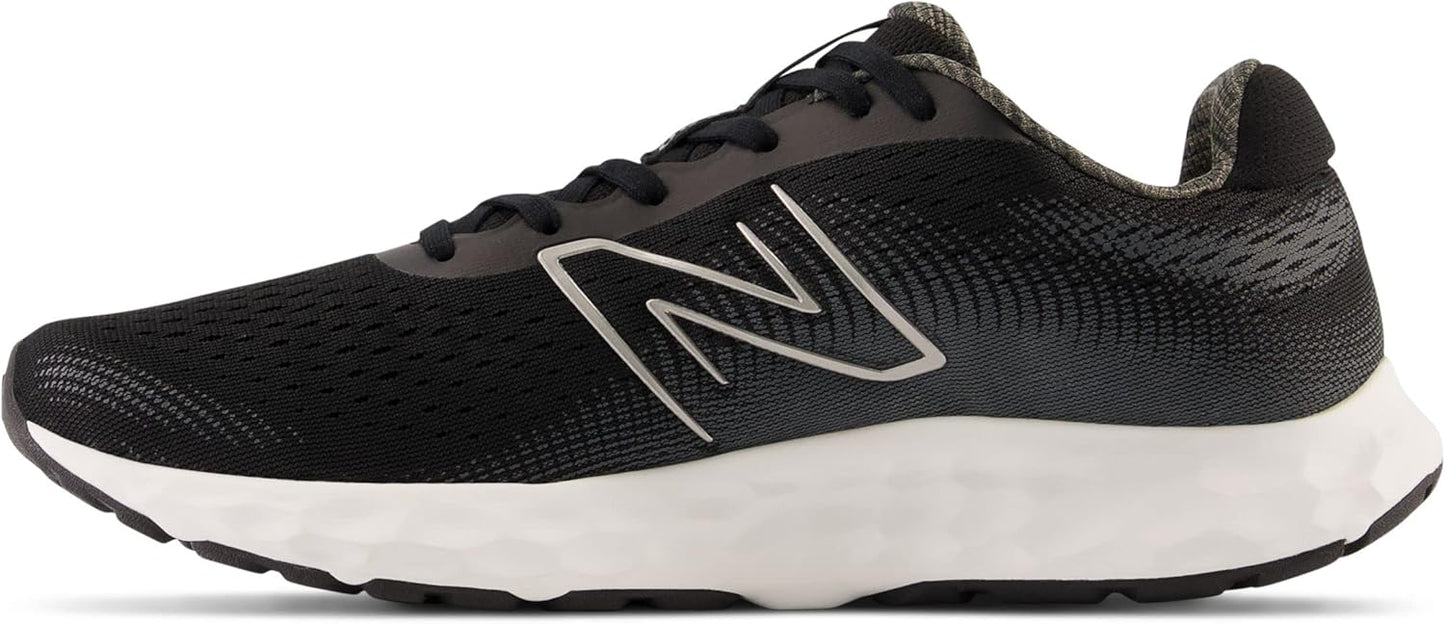 New Balance Men 520V8 Black Grey Running Sport US 10 WIDE Fit EUR 44 NEW