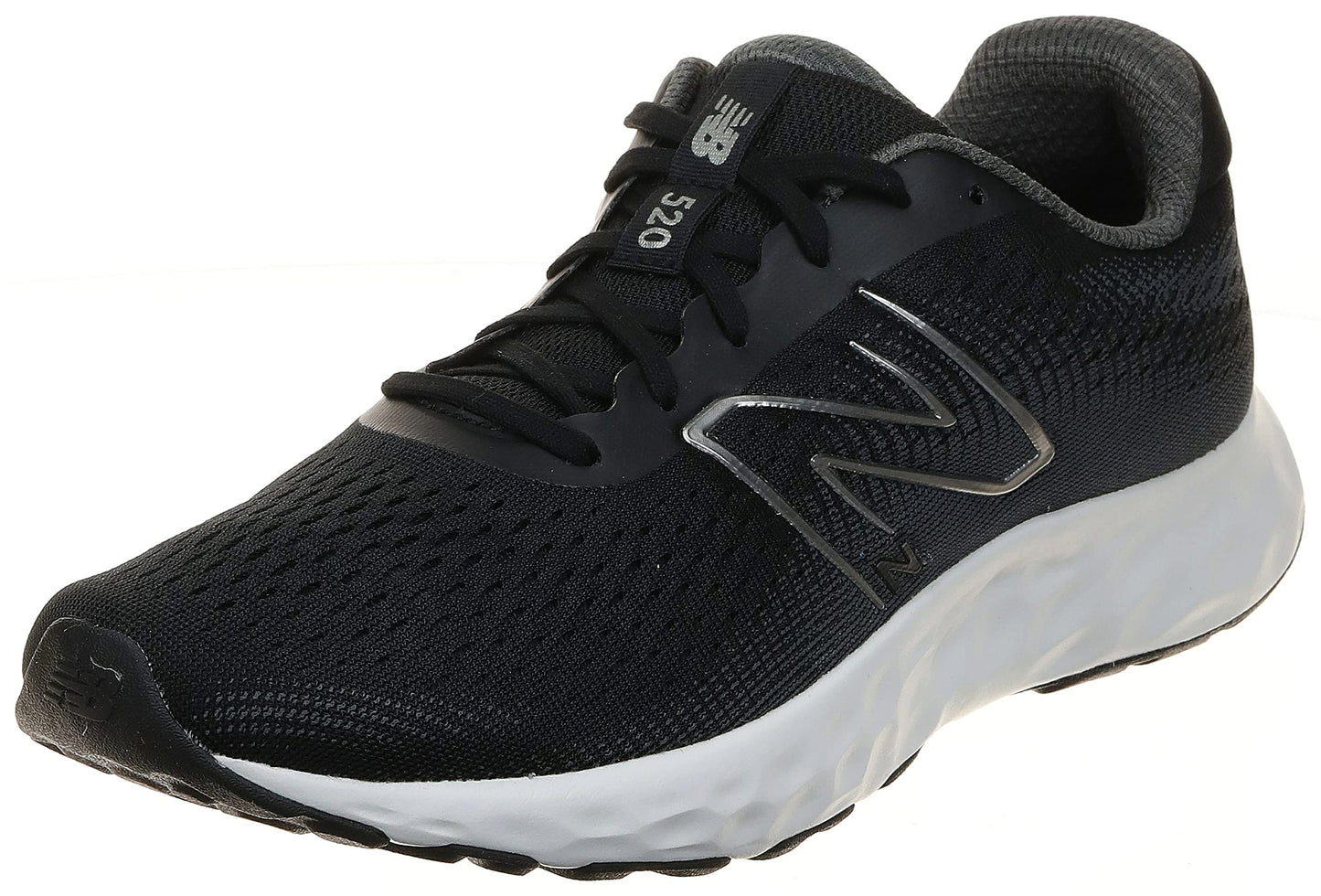 New Balance Men 520V8 Black Grey Running Sport US 12 WIDE Fit EUR 46.5 NEW