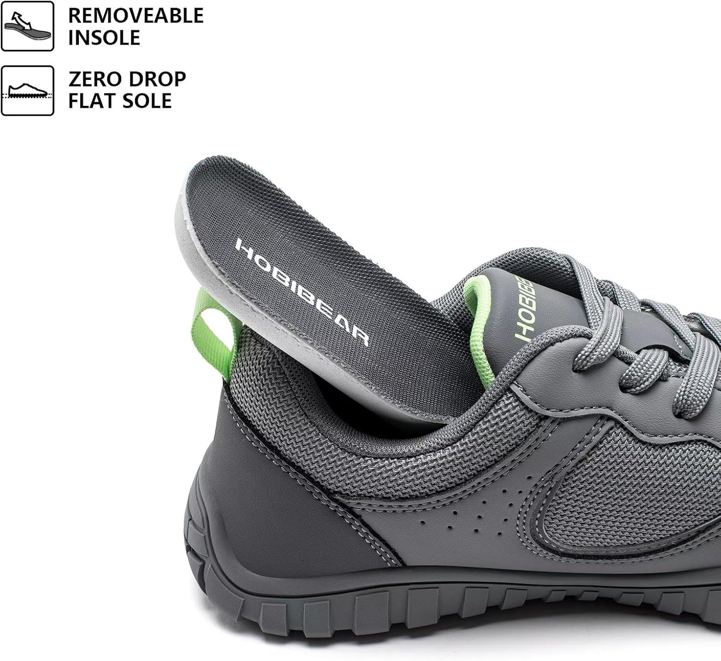 HOBIBEAR Barefoot Trekking & Hiking Shoes Wide Toe Trail Outdoor Ladies EU38 NEW