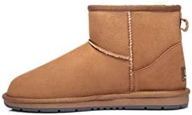 UGG AUSTRALIAN SHEPHERD Classic Mini Suede Ankle Boots Chestnut Mens 11 L13 NEW