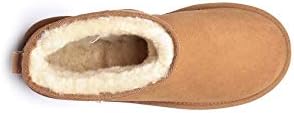 UGG AUSTRALIAN SHEPHERD Classic Mini Suede Ankle Boots Chestnut Mens 11 L13 NEW