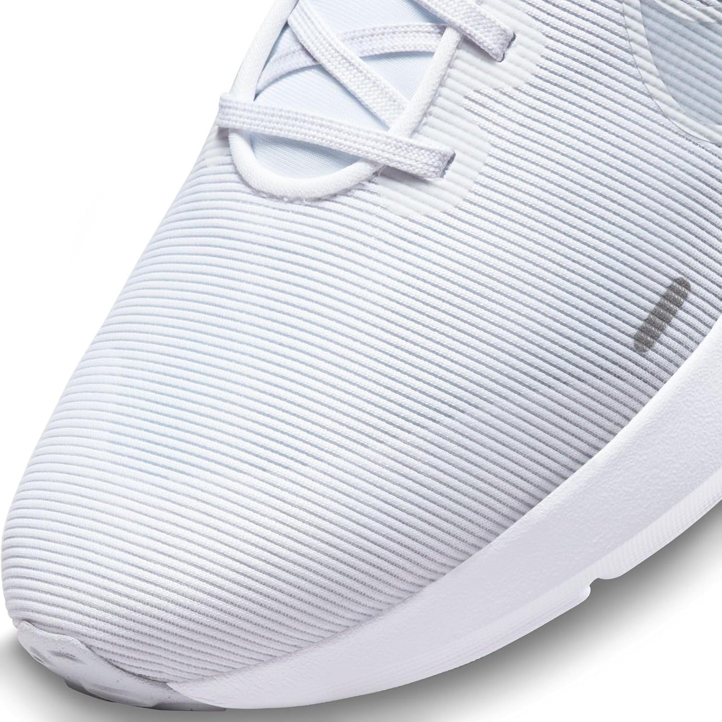 Nike Lightweight Downshifter 12 White & Platinum Running Sneakers Mens US 12 NEW