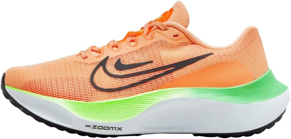 Nike Zoom Fly 5 Total Orange Black Bright Crimson White Trainers Ladies US 7 NEW
