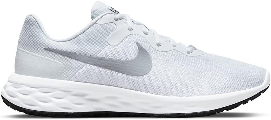 Nike Revolution 6 NN Sneaker White Wolf Grey Running Shoes Mens US 8 NEW