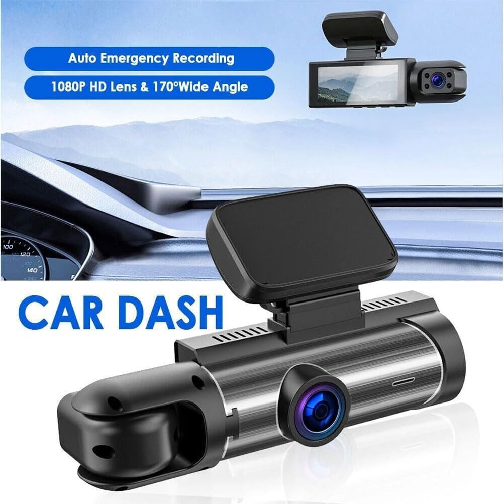 MTSDM 1080P Dual Dash Cam Front and Cabin 3.16" IPS Screen DEMO