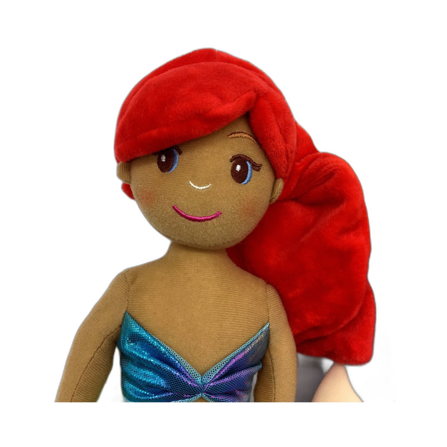 Disney Princess Ariel & Cinderella Plush Dolls Costume 2 Pack Soft Toys NEW