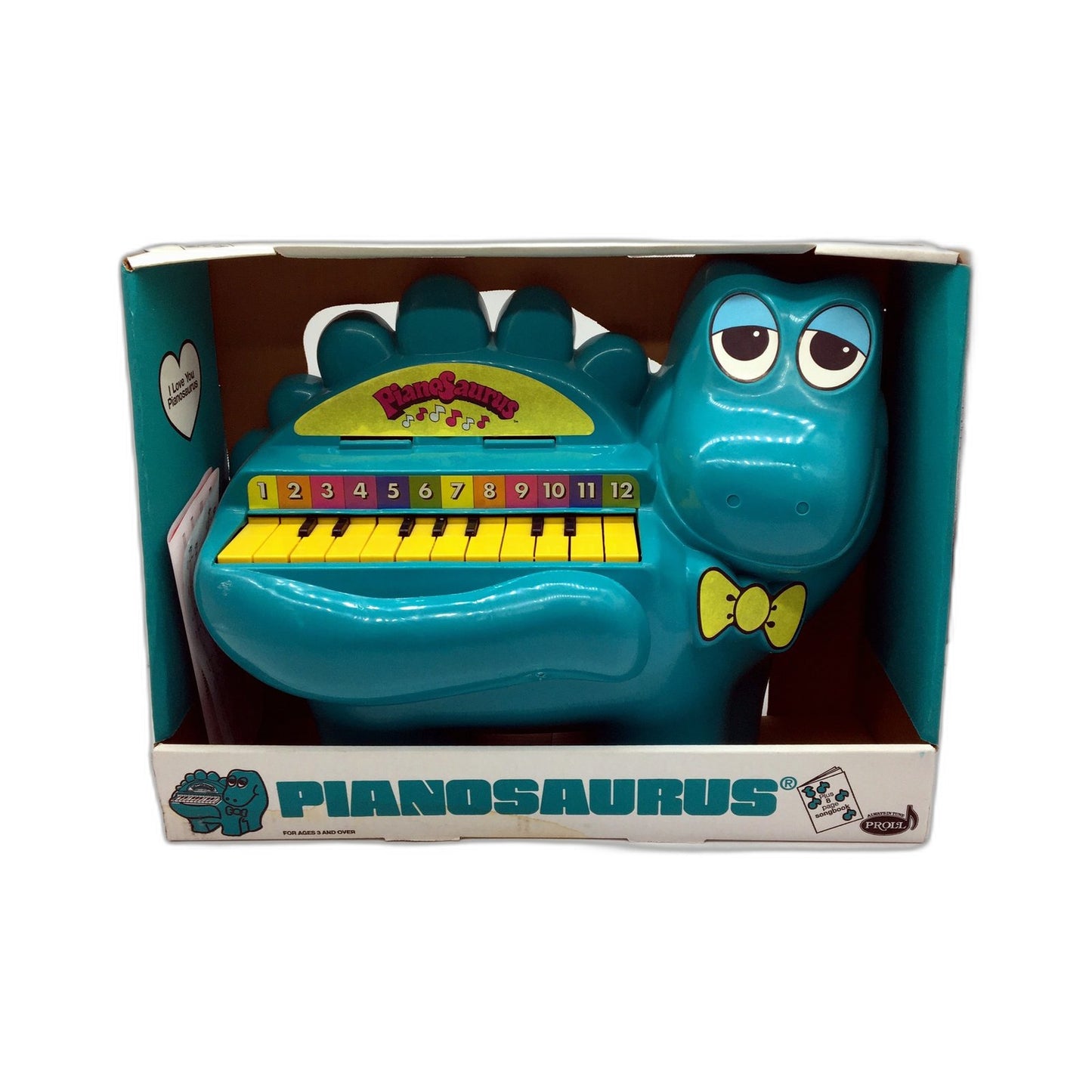 Pianosaurus Jumbo Keyboard Electronic Toy Piano Musical Instrument Teal NEW