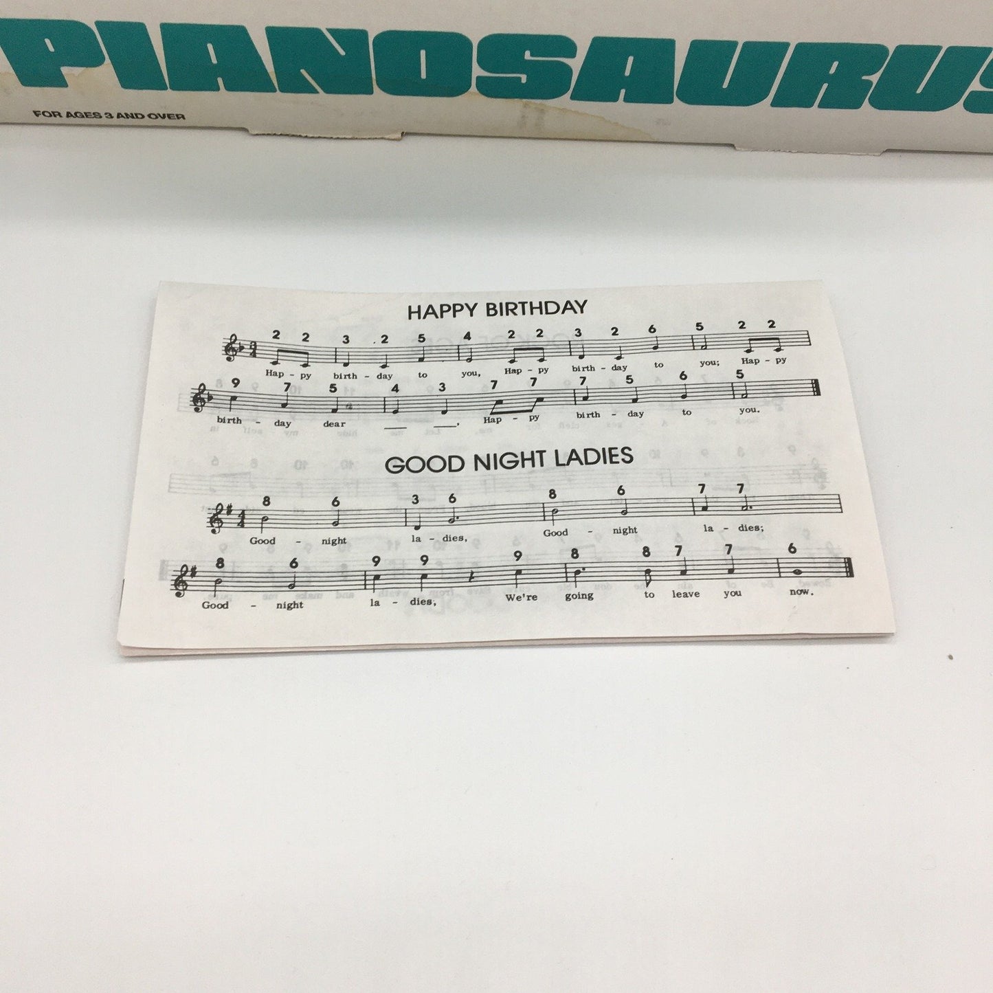 Pianosaurus Jumbo Keyboard Electronic Toy Piano Musical Instrument Teal NEW