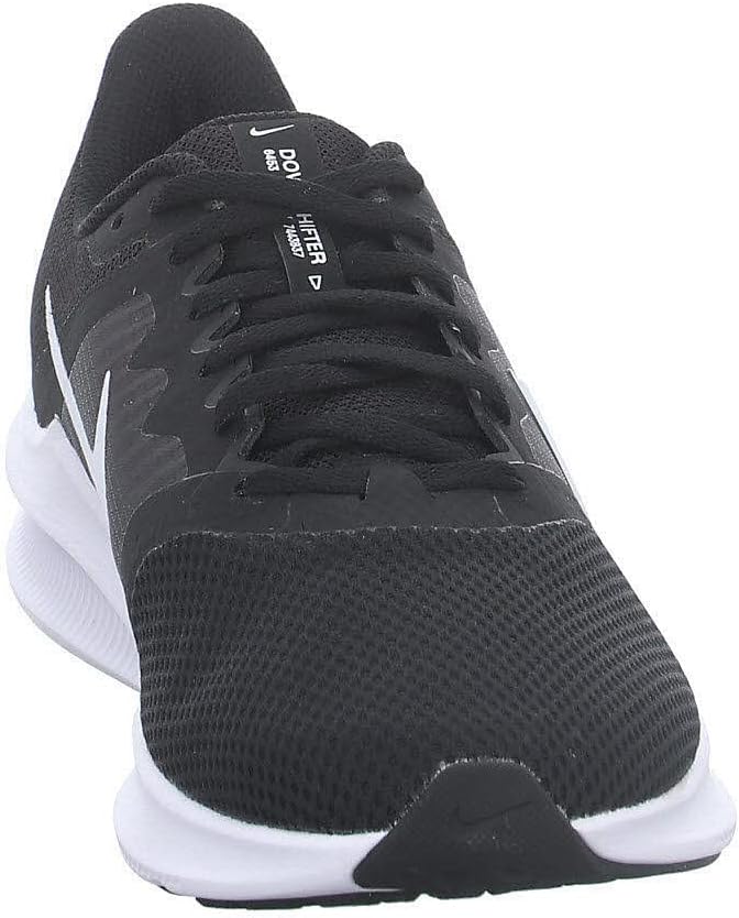 Nike Downshifter 11 Black Mesh With White Logo Trainers Mens US 8 NEW