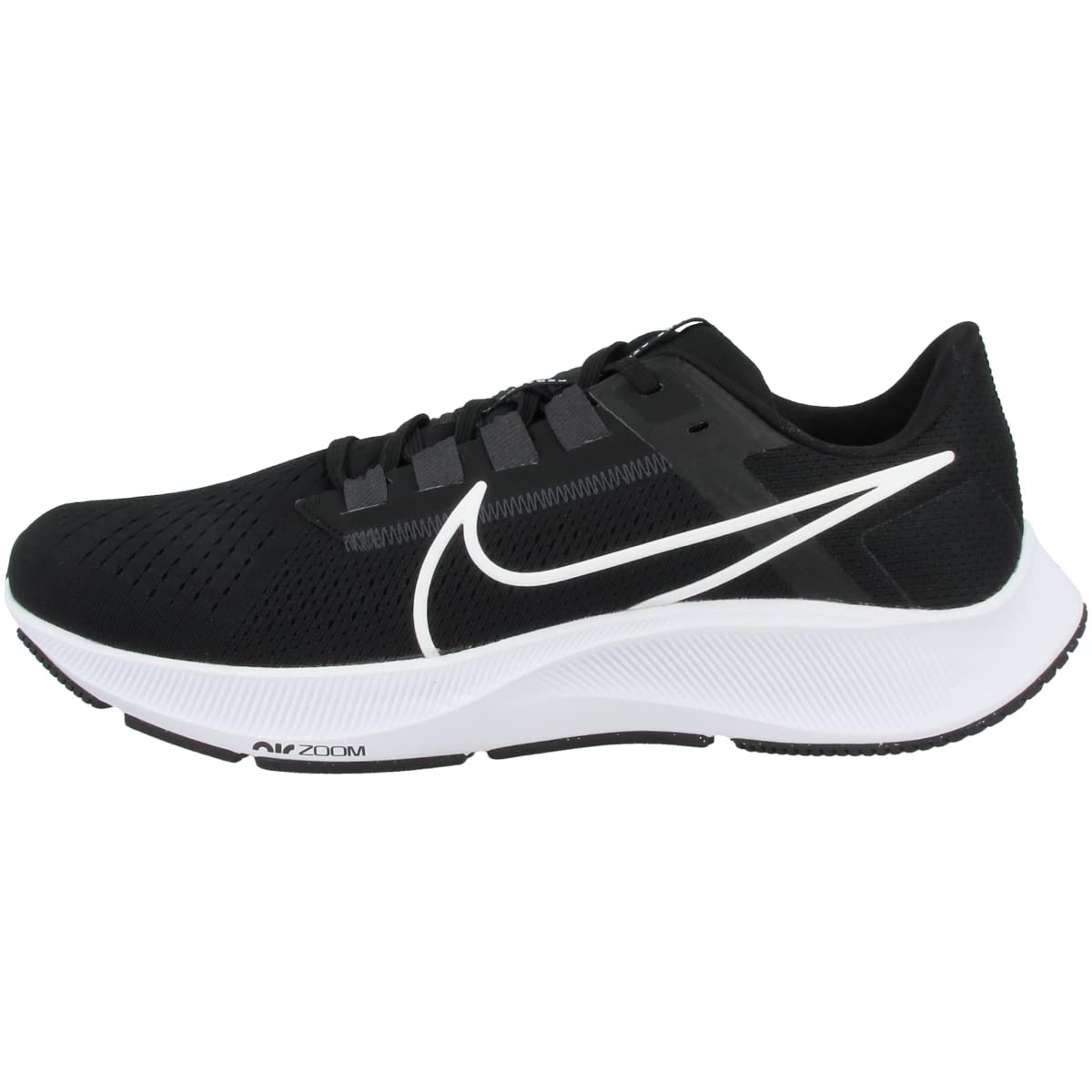 Nike Air Zoom Pegasus 38 4E Black/White Road Running Shoes Men US 13 NEW