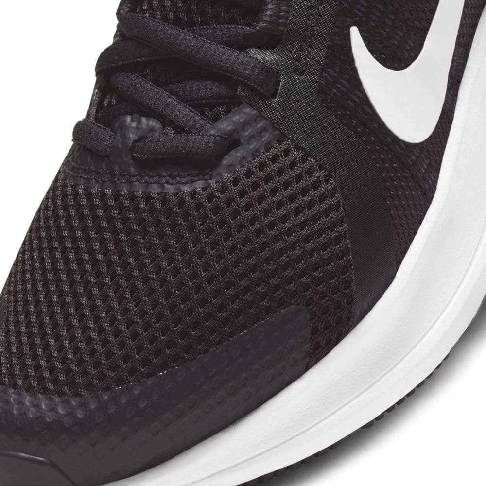 Nike Run Swift 2 Black White Dk Smoke Grey Road Running Shoes Women US 10 NEW
