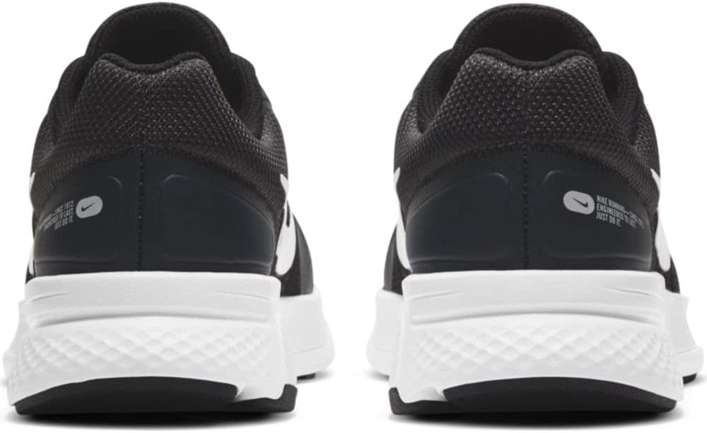 Nike Run Swift 2 Black White Dk Smoke Grey Road Running Shoes Women US 10 NEW