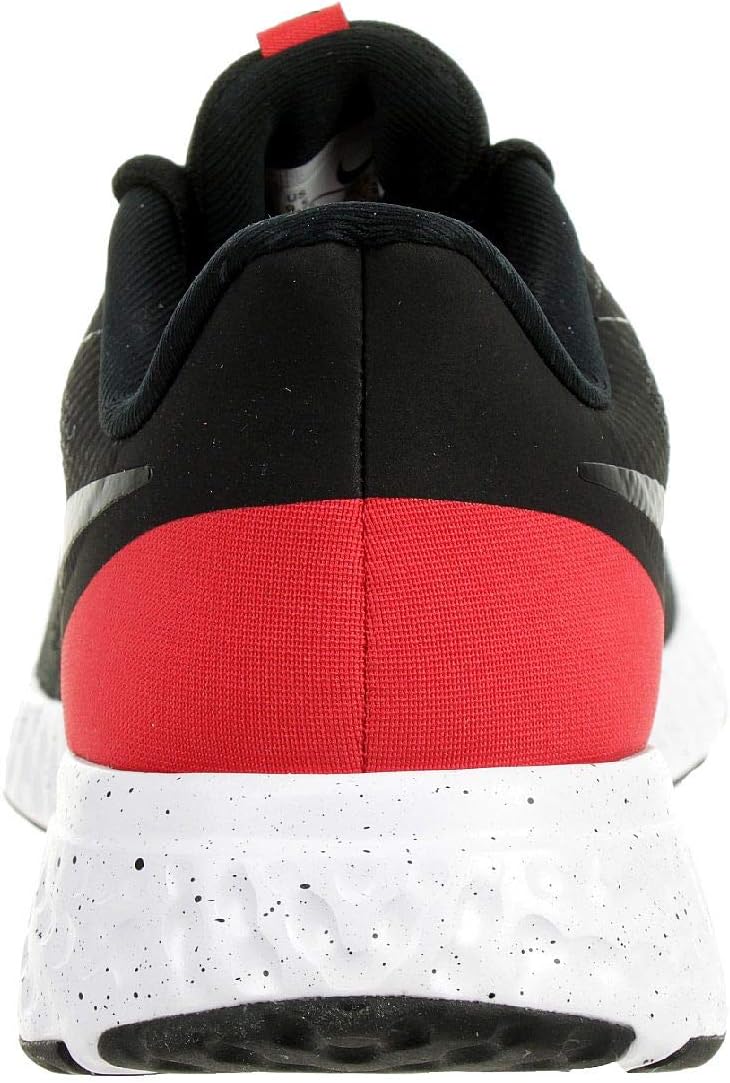 Nike Revolution 5 Black Anthracite University Red Running Shoes Men US 11 NEW