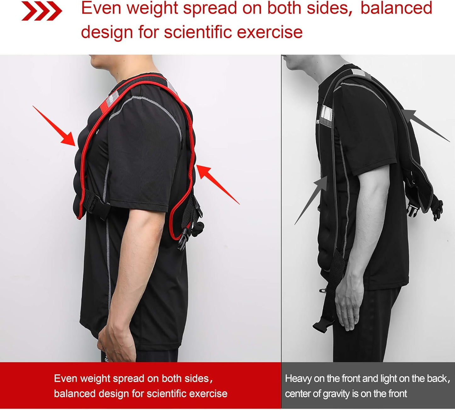 PROIRON 10kg Weight Vest Weighted Vest for Men & Women, Comfortable DEMO