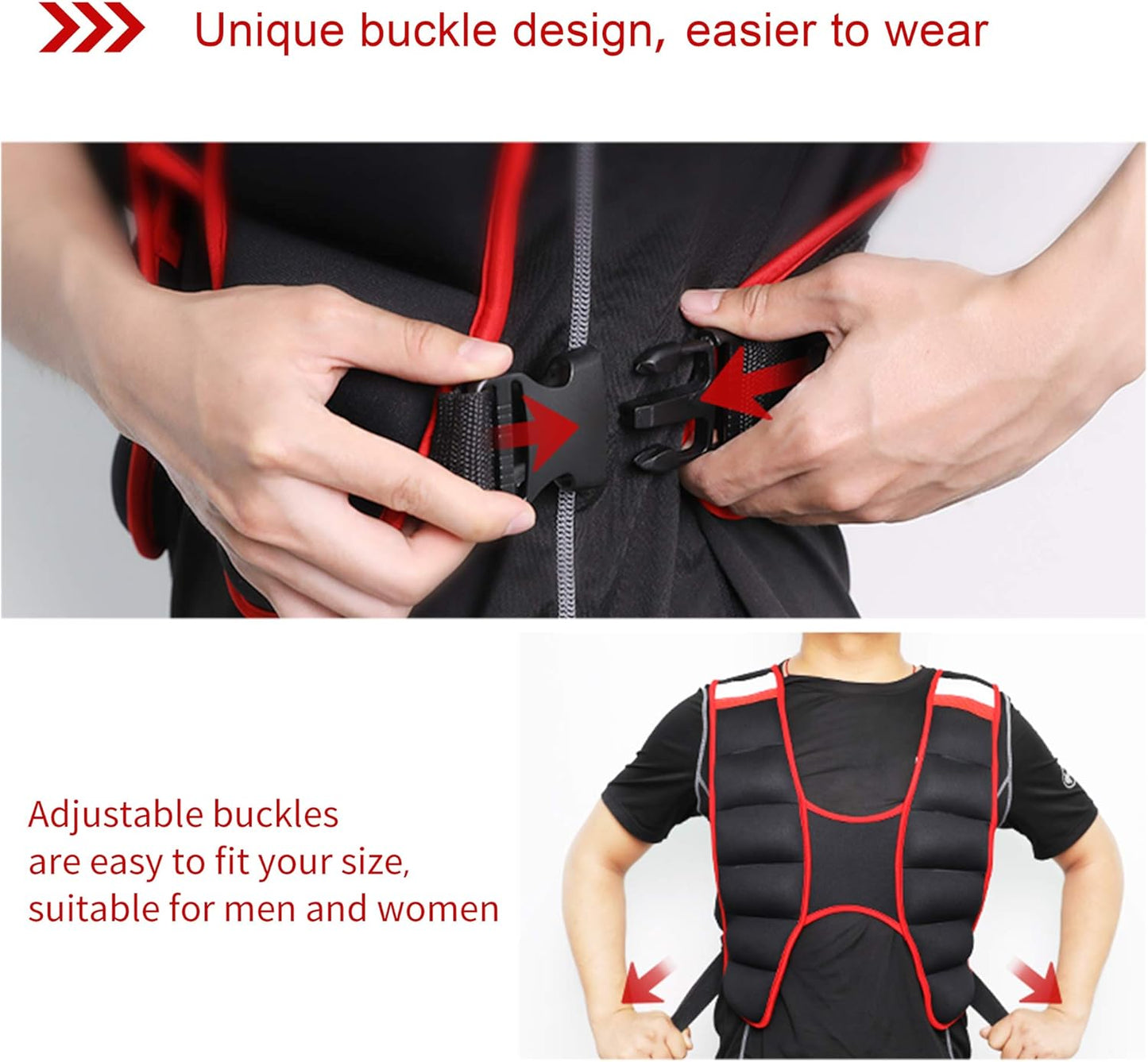 PROIRON 10kg Weight Vest Weighted Vest for Men & Women, Comfortable DEMO