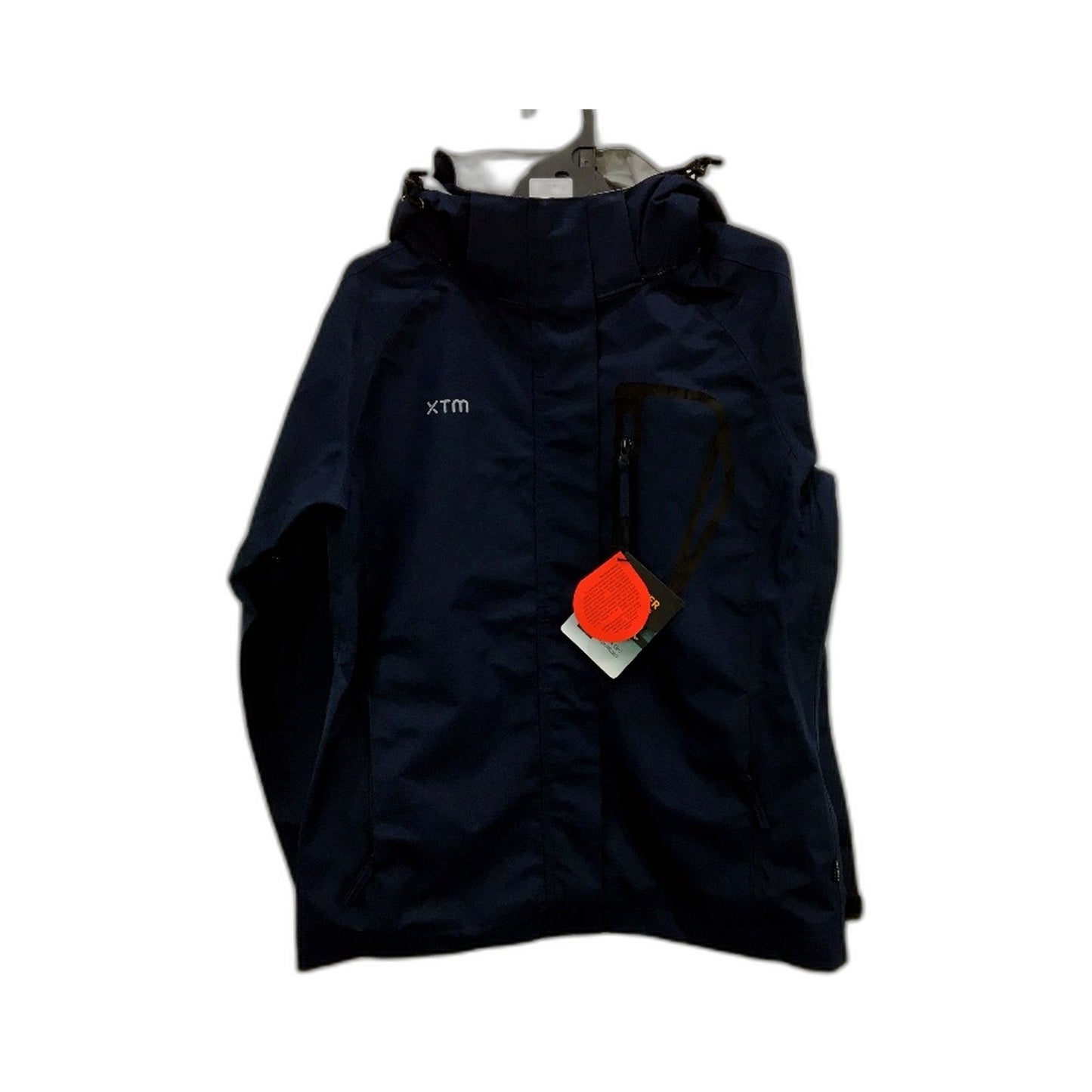 XTM Womens Kimberley Rain Jacket Hooded Waterproof Outdoor Navy Size 12 NEW