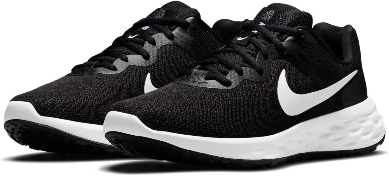 Nike Revolution 6 NN Sneaker White & Black Running Shoes Mens US 10 NEW