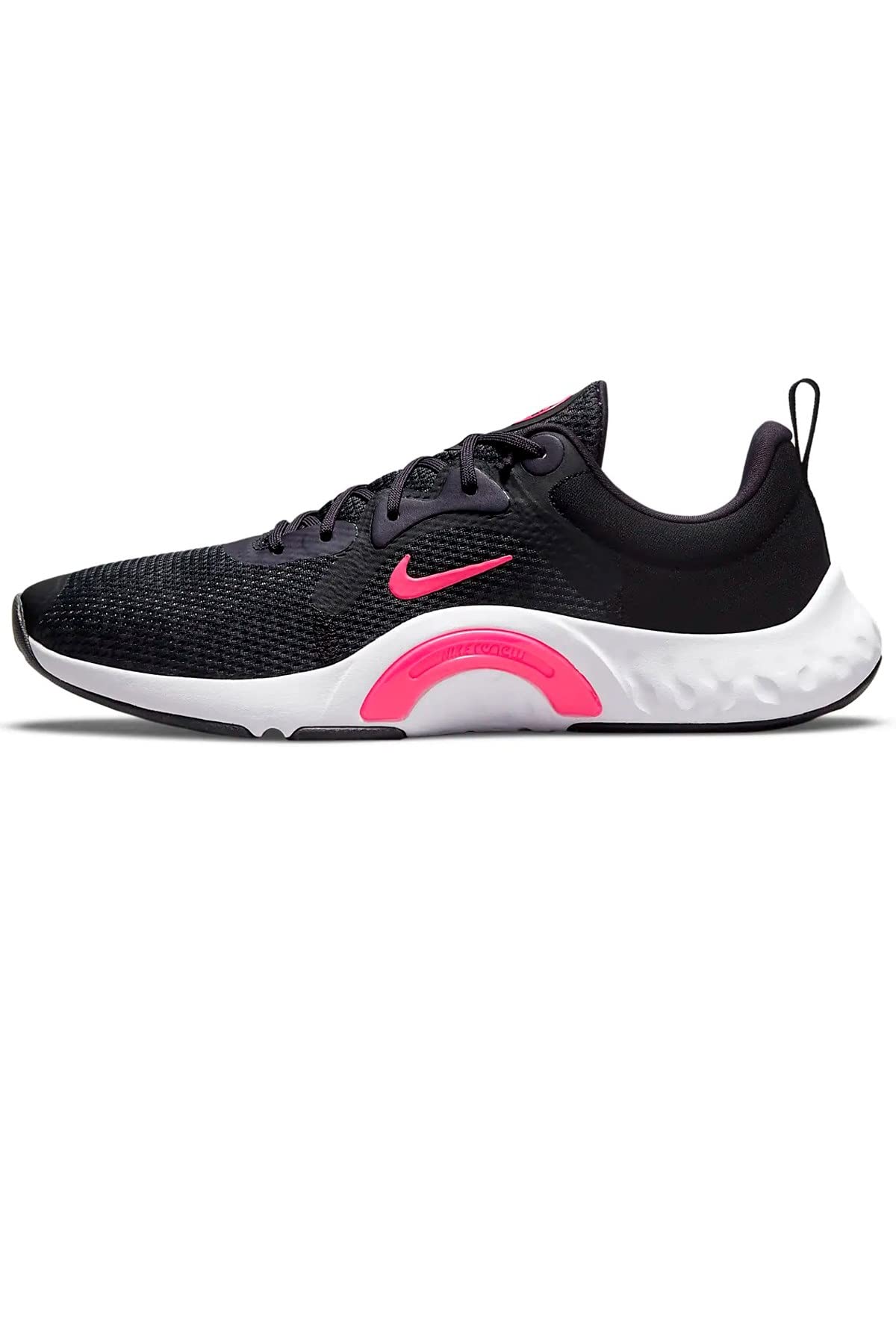 Nike Road Running Renew In-Season TR 11 Sneakers Black Hyper Pink Ladies US9 NEW