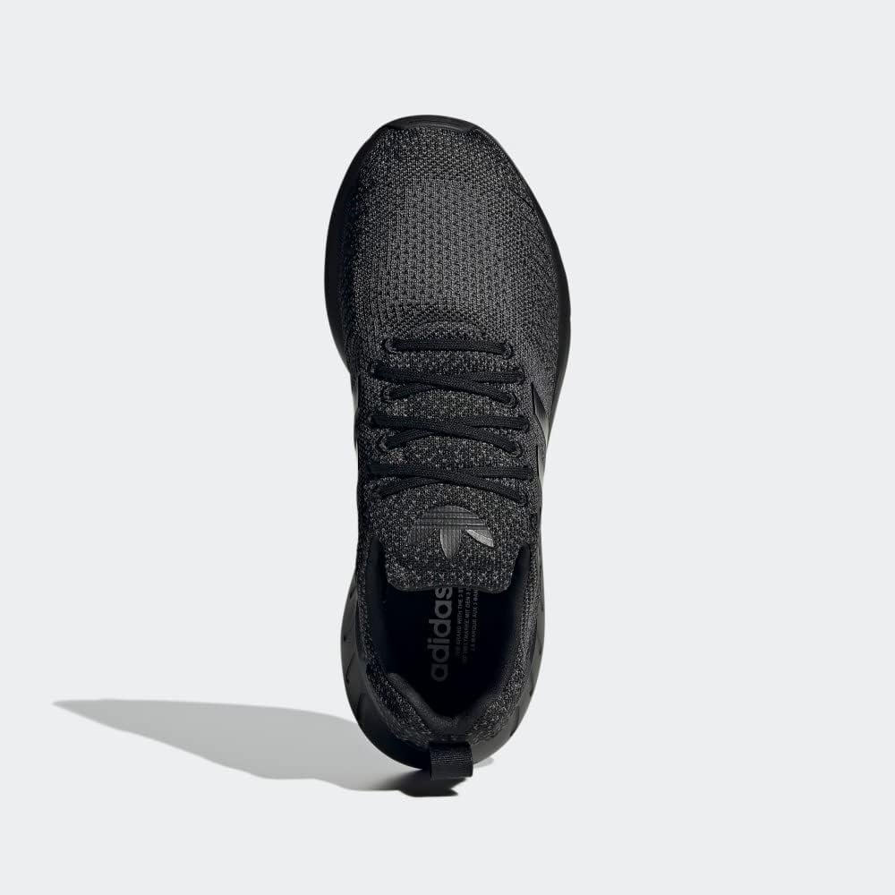 Adidas Originals Swift Run 22 Black Grey Fabric Sneakers Mens Size US 8 NEW