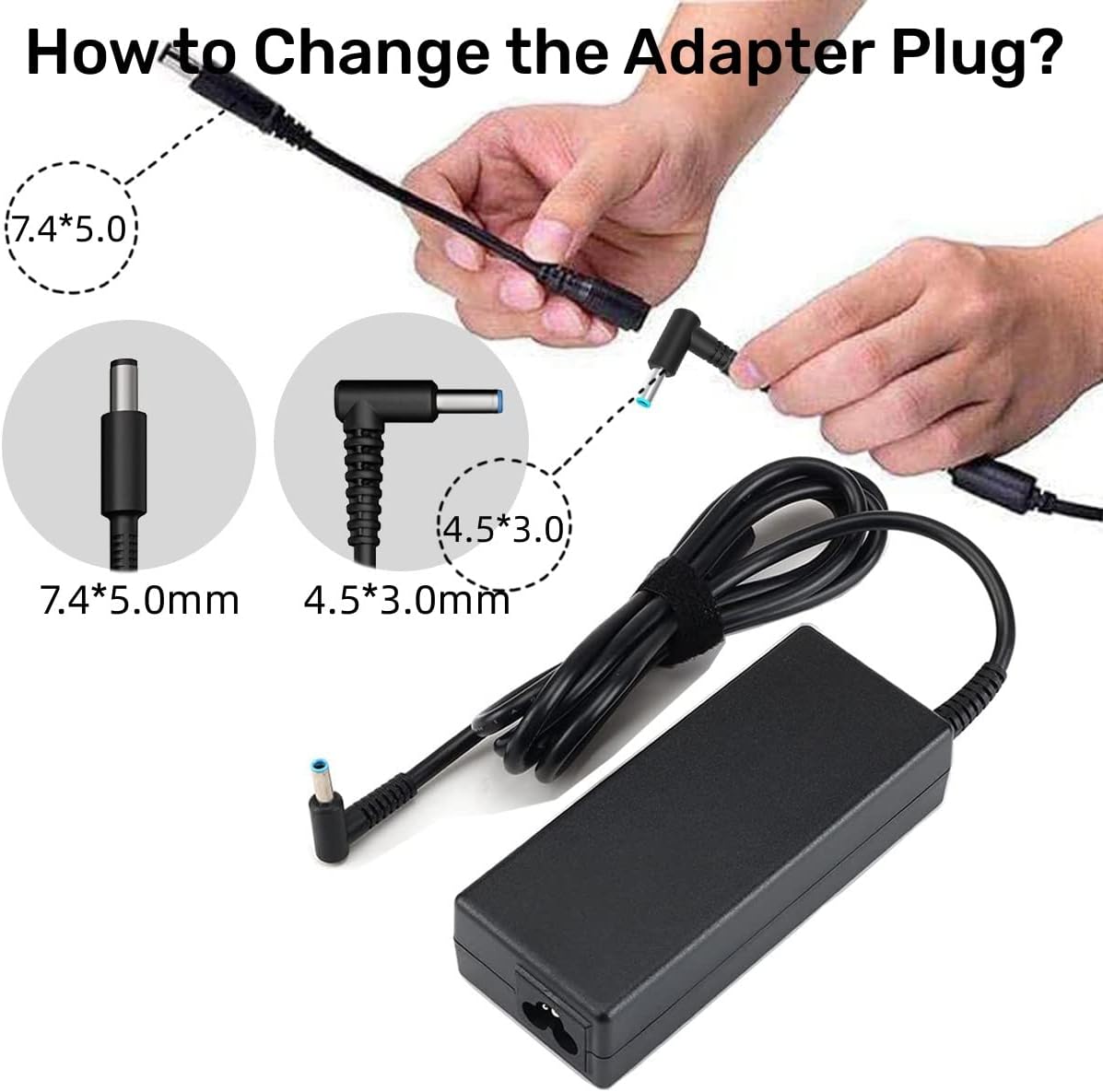 GTGUGR 90W Laptop Charger for HP Pavilion Envy Stream Spectre EliteBook DEMO