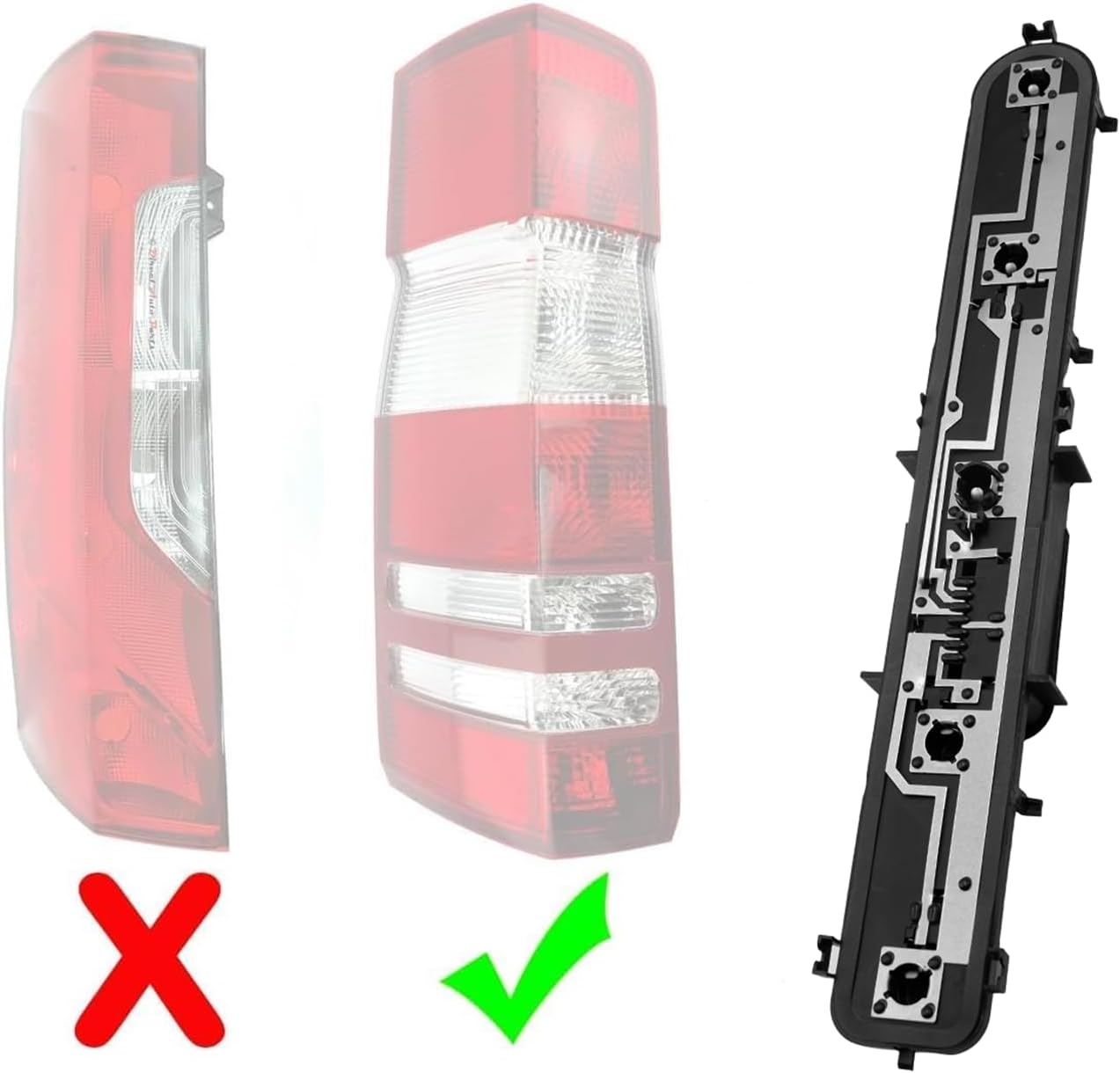 RELIATURE Tail Accessories Light Circuit Board Cluster for Mercedes Sprinter NEW