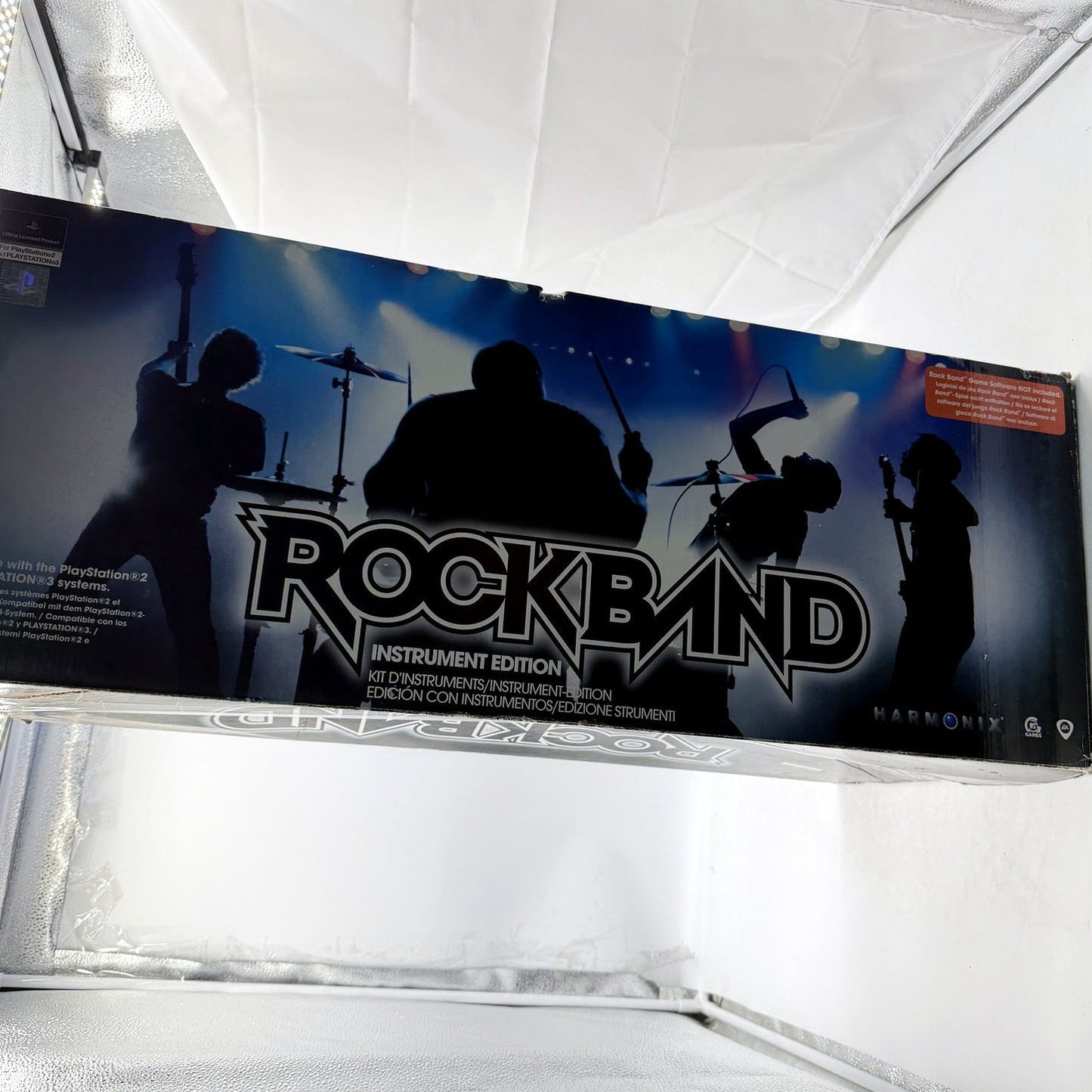 VINTAGE 2007 PS2 PS3 Rock Band Instrument Edition Drums & Fender Guitar
