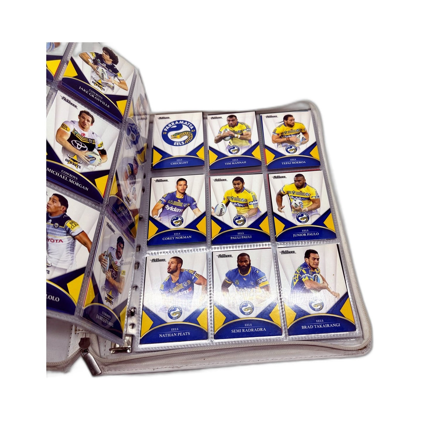 VINTAGE NRL Traders 2016 Trading Cards & Zippable Folder - Collectible Sports