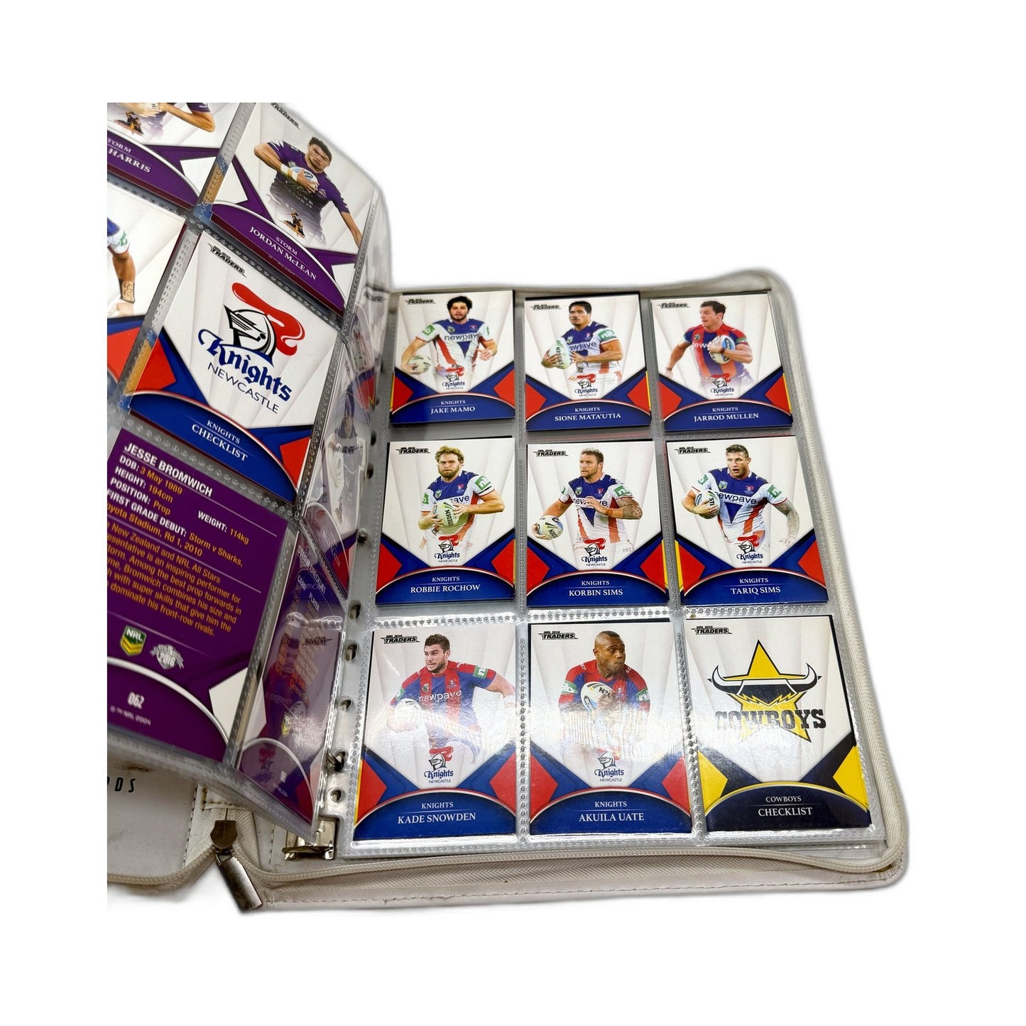 VINTAGE NRL Traders 2016 Trading Cards & Zippable Folder - Collectible Sports