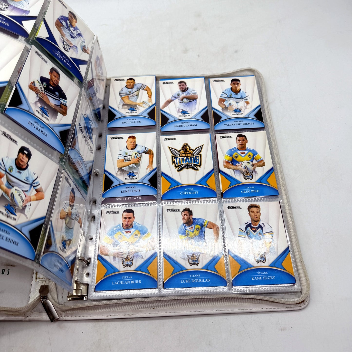 VINTAGE NRL Traders 2016 Trading Cards & Zippable Folder - Collectible Sports