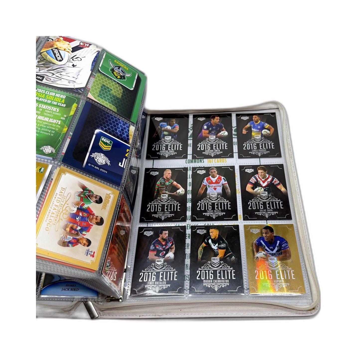 VINTAGE NRL Traders 2016 Trading Cards & Zippable Folder - Collectible Sports