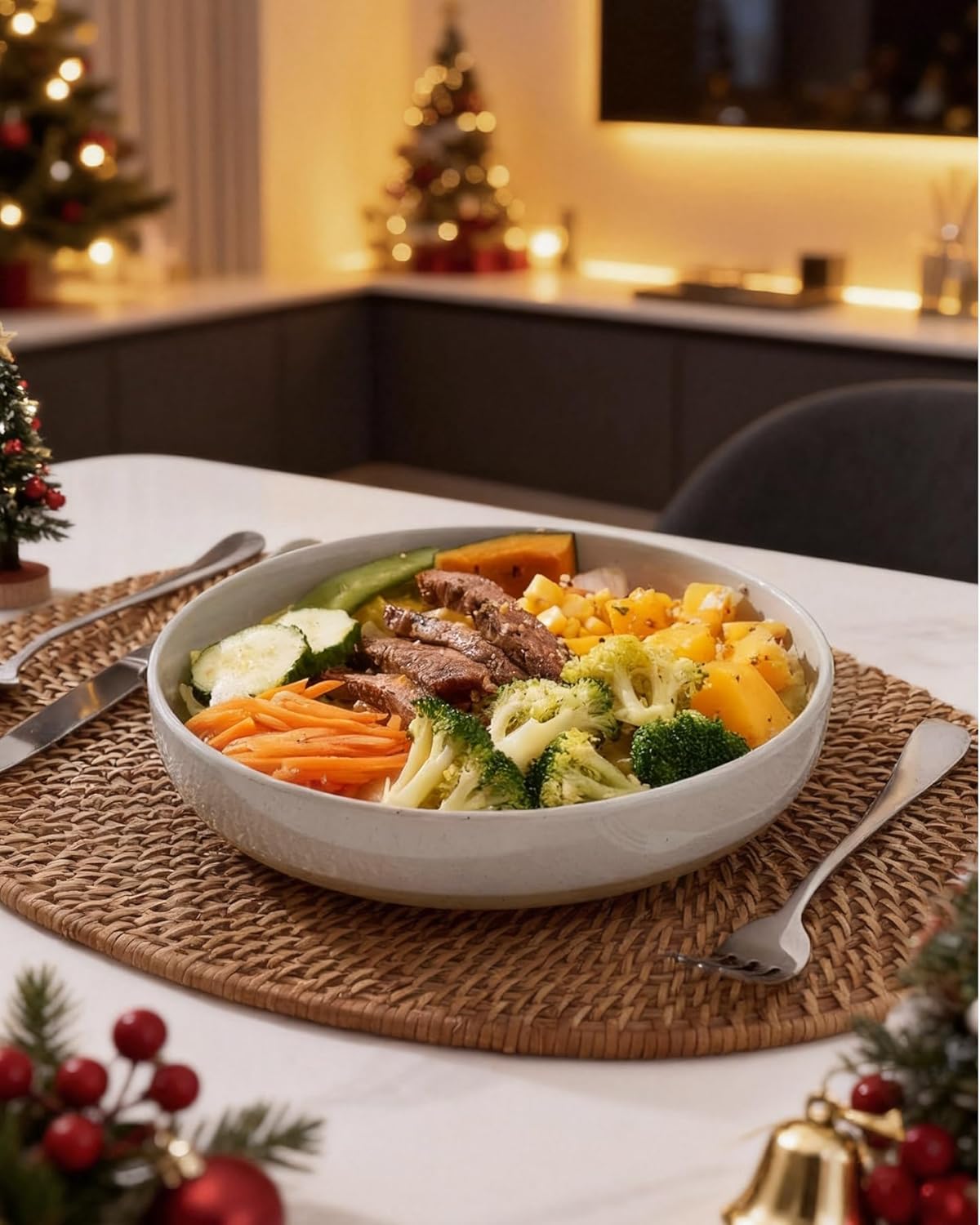 famiware Milkyway Light Gray Stoneware Pasta Bowls Set of 4 - Piece NEW