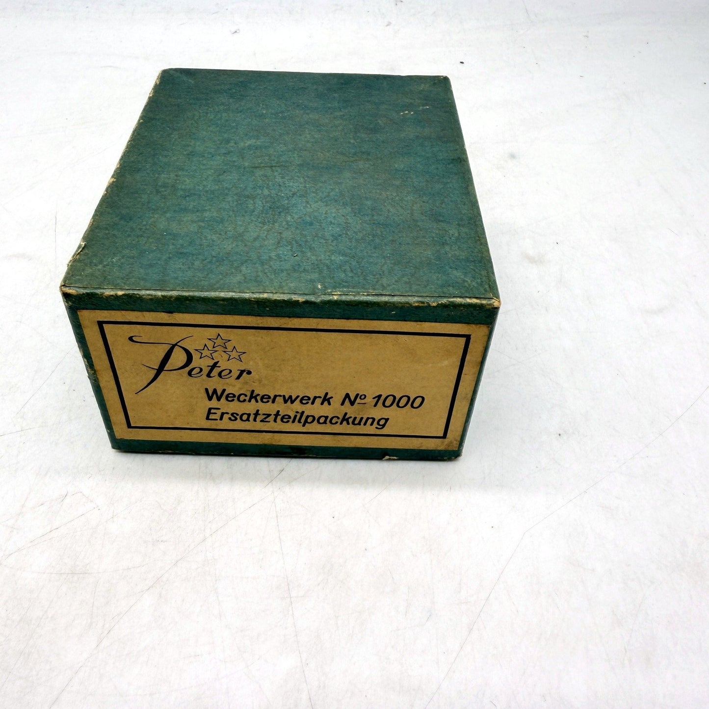 VINTAGE Clock Movement Parts By Peter Weckerwerk Ersatzteilpackung In Box
