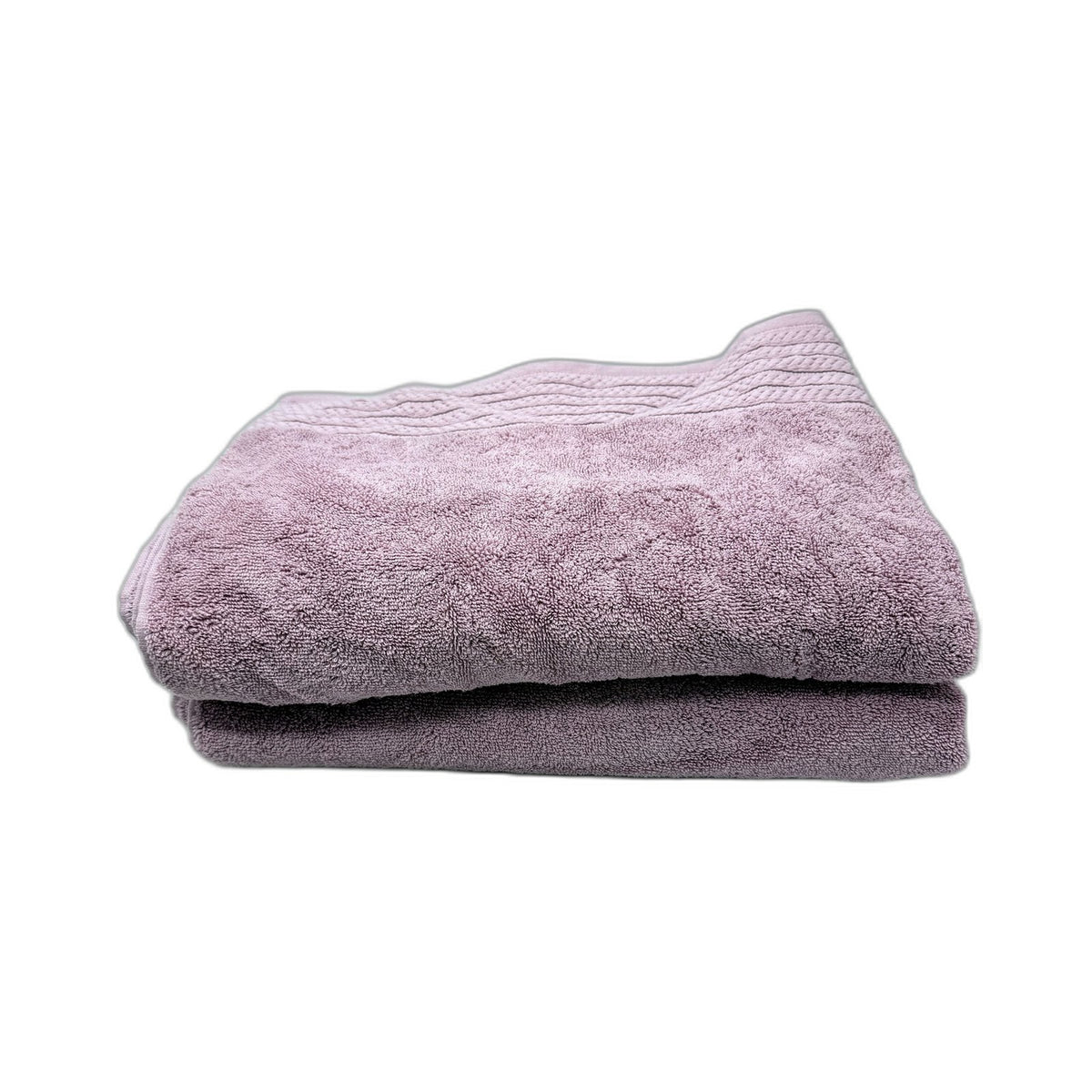 Premium Soft Light Purple Absorbent Cotton Bath Sheet Towel 2 Pack NEW
