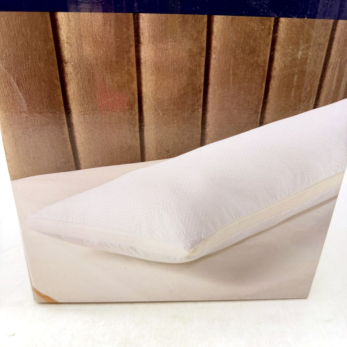 Premium White Temperature Regulating Body Pillow White 40cm x 1.40m 3cm NEW