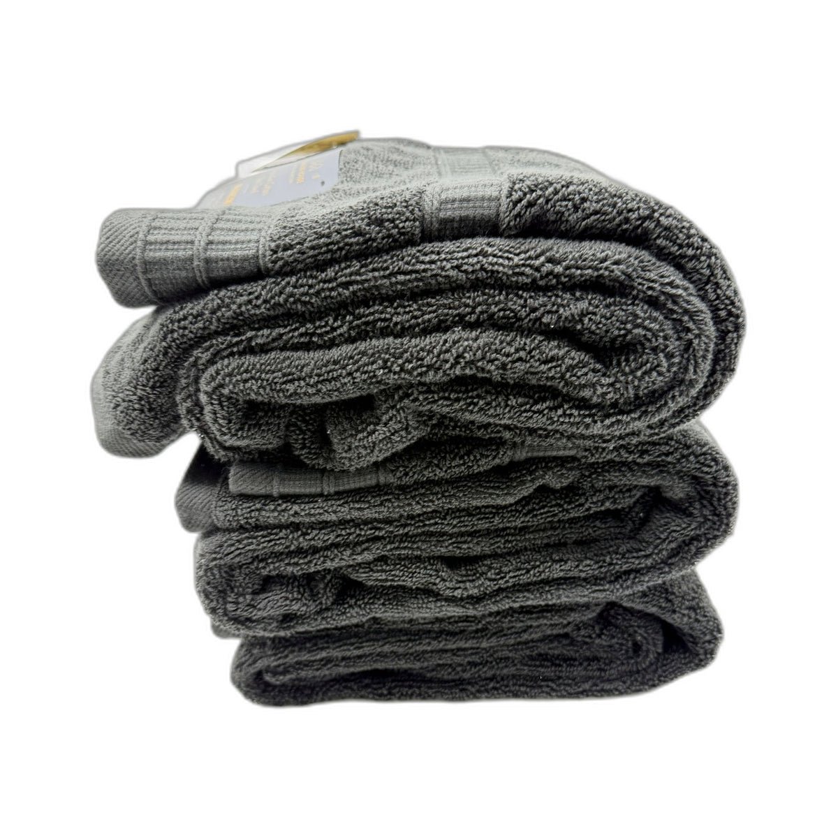 Soft & Absorbent 3 Piece Charcoal Grey Baths Towel Luxury Cotton NEW