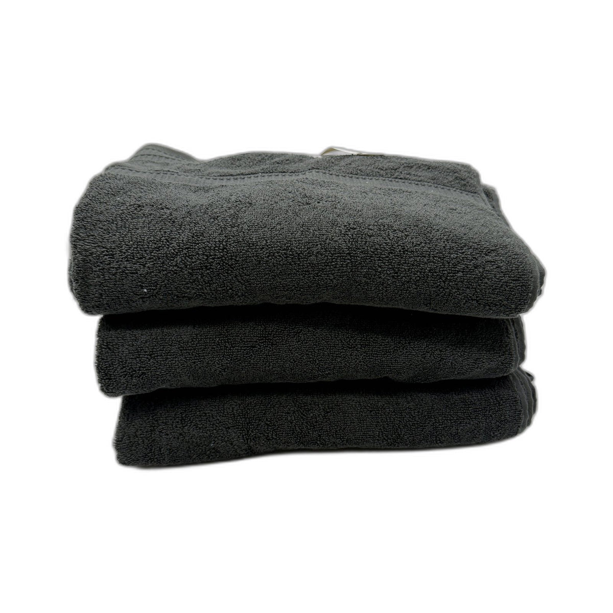 Soft & Absorbent 3 Piece Charcoal Grey Baths Towel Luxury Cotton NEW