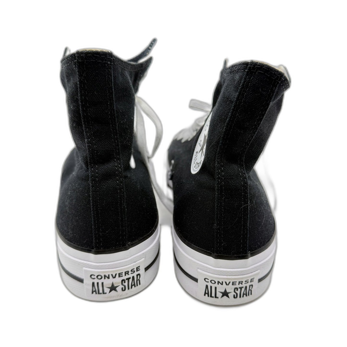 Converse Womens All Star High-Top Black Canvas Sneakers US 10 DEMO